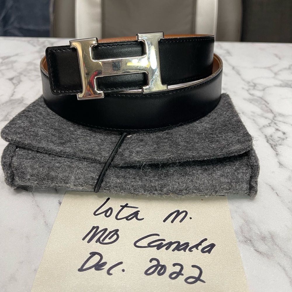 Authentic Hermes belt size 68/27